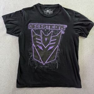 Transformers Decepticons black t-shirt men's med